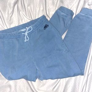 Roots dusty blue medium sweat pants 💙